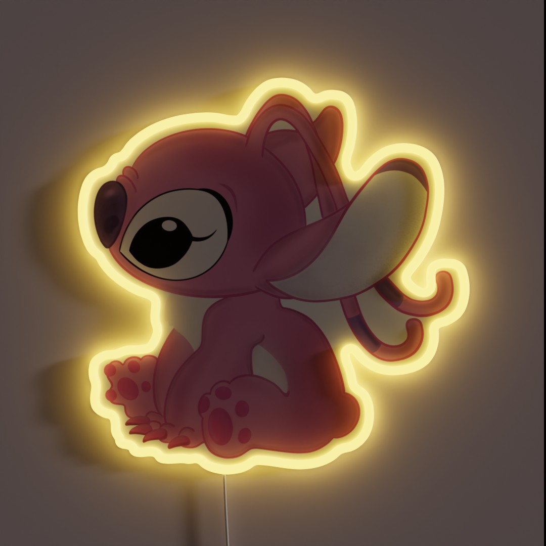 Stitch Girlfriend RGB Neon Sign Stitch Girlfriend RGB Neon Sign