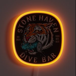 Stone Haven Dive Bar RGB Neon Sign