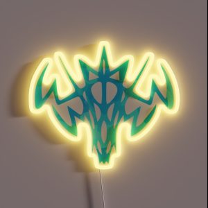 Stoneward Knight Radiant Order Glyph RGB Neon Sign