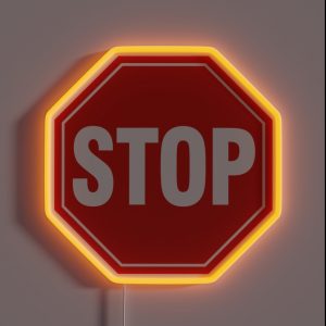 STOP Sign RGB Neon Sign