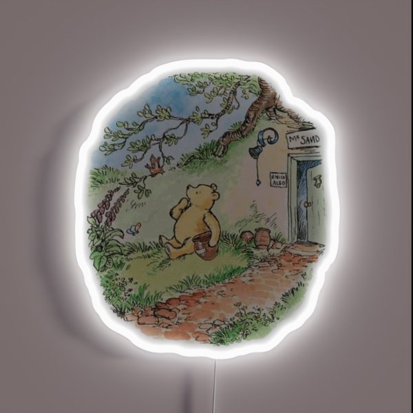 Storybook Pooh RGB Neon Sign