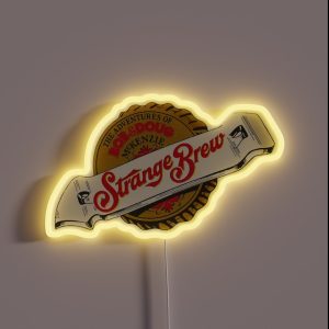 Strange Brew The Adventures Of Bob And Doug Mckenzie SCTV RGB Neon Sign Strange Brew The Adventures Of Bob And Doug Mckenzie SCTV RGB Neon Sign