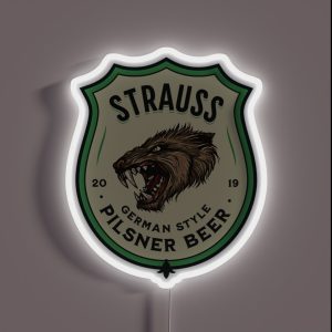 Strauss Pilsner Beer RGB Neon Sign