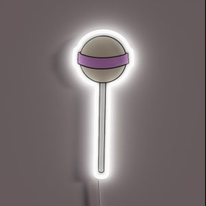 Strawberry And Cream Lolly RGB Neon Sign