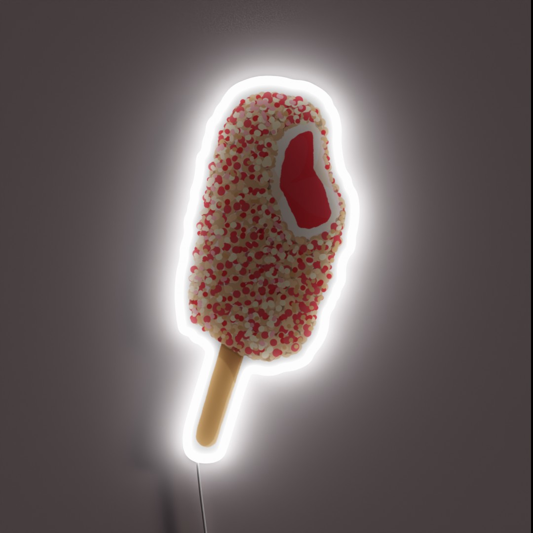 Strawberry Crunch Bar RGB Neon Sign Strawberry Crunch Bar RGB Neon Sign