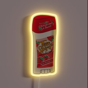 Strawberry Deodorant RGB Neon Sign Strawberry Deodorant RGB Neon Sign