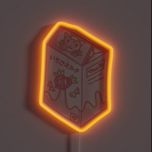 Strawberry Milk RGB Neon Sign Strawberry Milk RGB Neon Sign