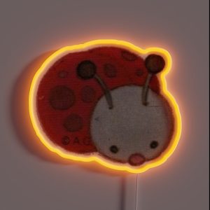 Strawberry Shortcake Ladybug RGB Neon Sign