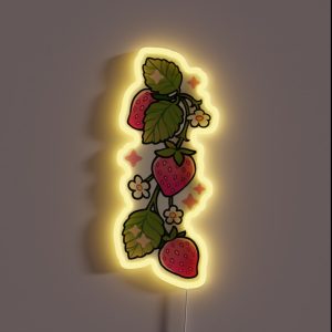 Strawberry Vine RGB Neon Sign