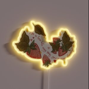 Strawberry Wine RGB Neon Sign