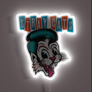 Stray Cats RGB Neon Sign