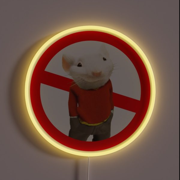 Stuart Little Not Allowed RGB Neon Sign