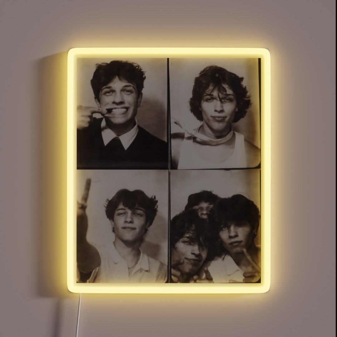 Sturniolo Triplets Photobooth RGB Neon Sign Sturniolo Triplets Photobooth RGB Neon Sign