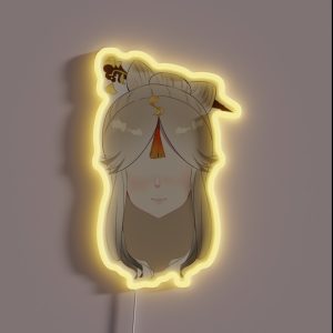 Stylized Ningguang Genshin Impact RGB Neon Sign