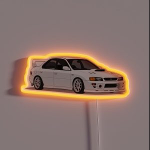 Subaru Nico Black White RGB Neon Sign Subaru Nico Black White RGB Neon Sign