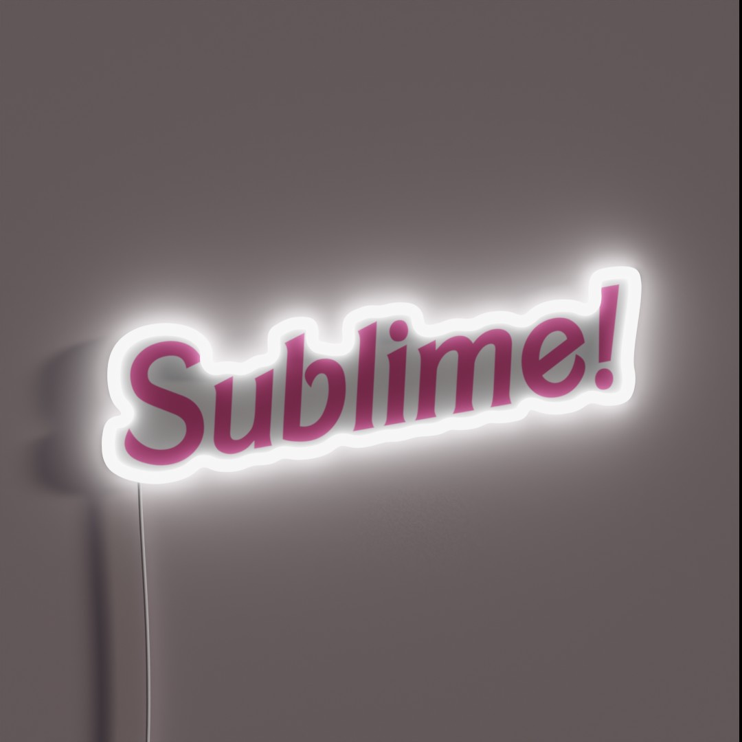 Sublime RGB Neon Sign Sublime RGB Neon Sign
