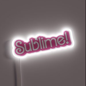 Sublime RGB Neon Sign Sublime RGB Neon Sign