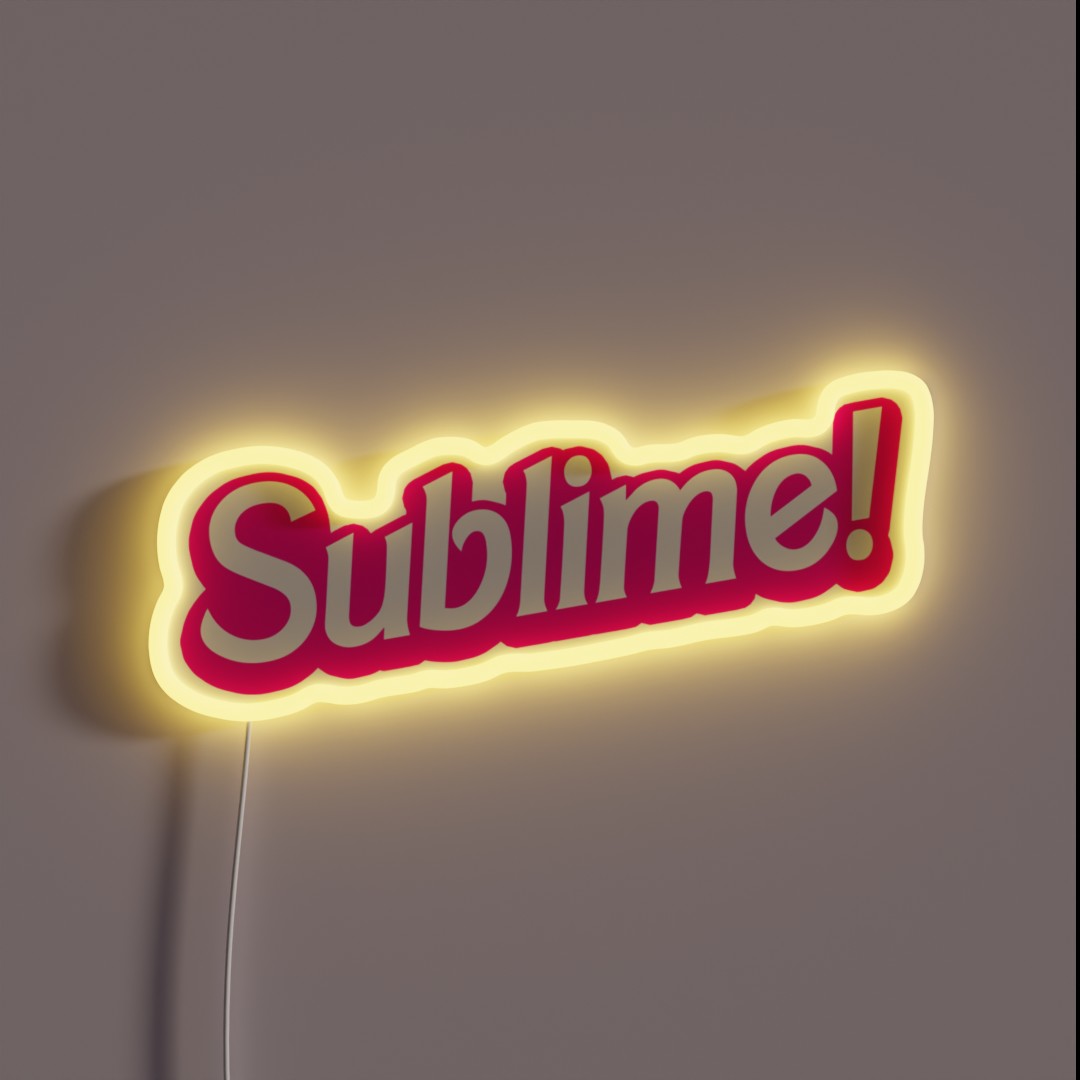 Sublime RGB Neon Sign Sublime RGB Neon Sign