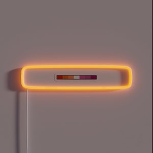 Subtle Lesbian Pride Flag Strip New RGB Neon Sign