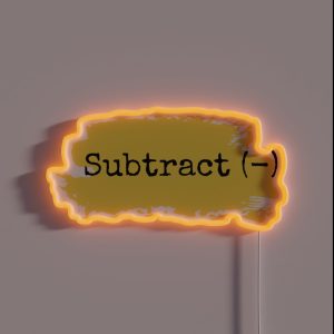 Subtrack RGB Neon Sign Subtrack RGB Neon Sign