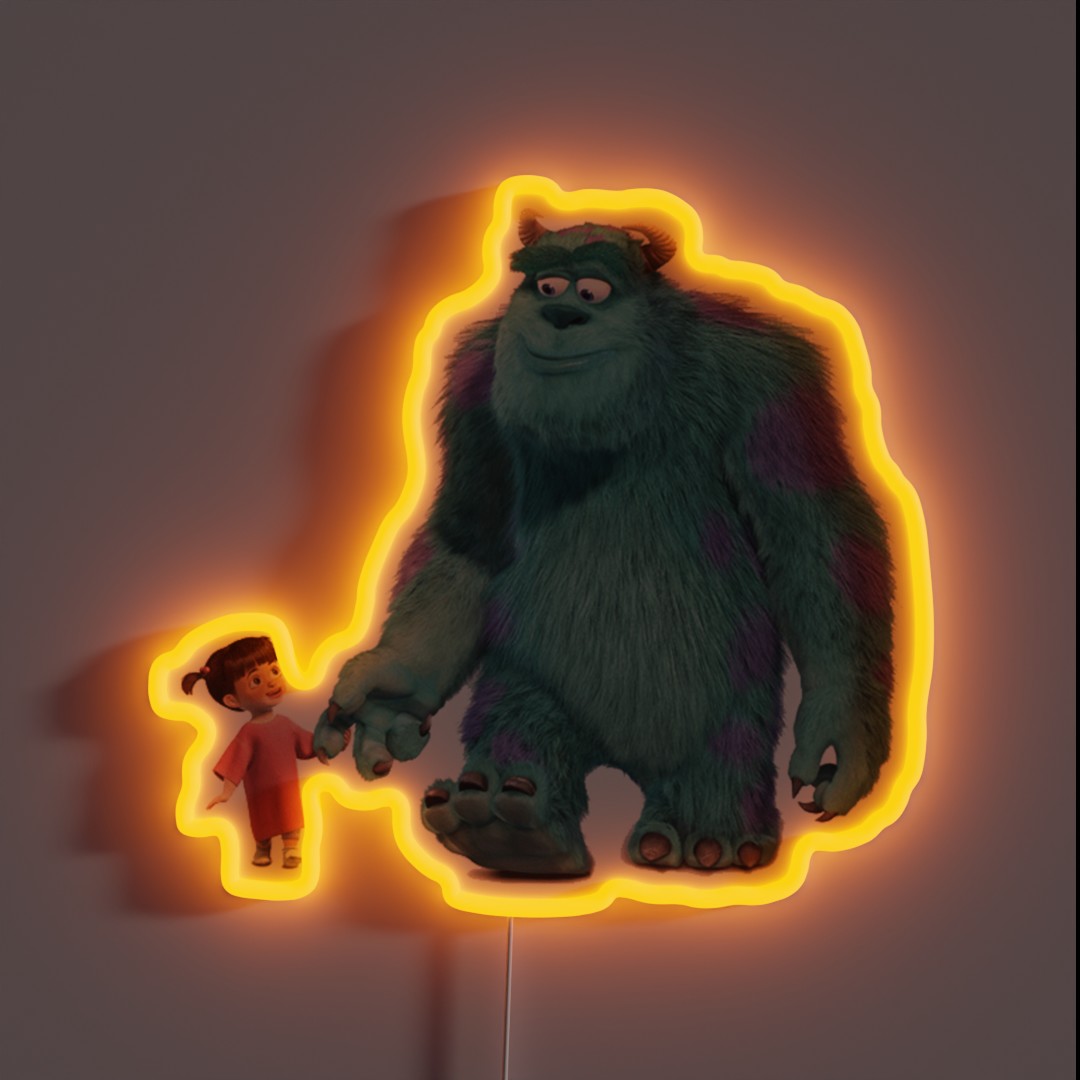 Sully And Boo RGB Neon Sign Sully And Boo RGB Neon Sign