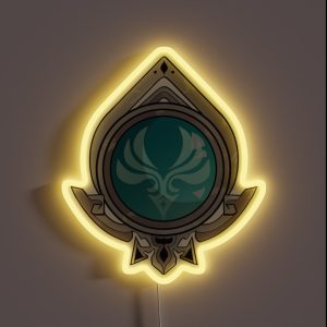 Sumeru Anemo Vision Genshin Impact RGB Neon Sign