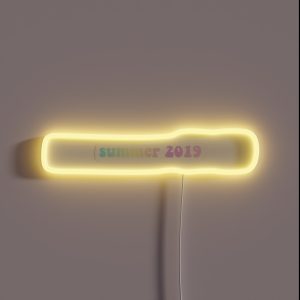 Summer 2019 RGB Neon Sign Summer 2019 RGB Neon Sign