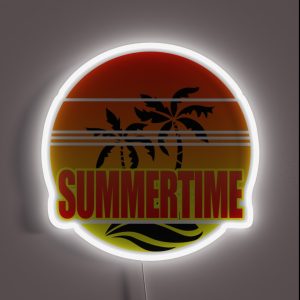 Summer 2019 Summer Sun Palm Trees RGB Neon Sign