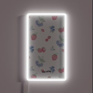 Summer Berries Print RGB Neon Sign