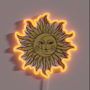 Sun And Moon RGB Neon Sign Sun And Moon RGB Neon Sign