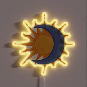 Sun And Moon RGB Neon Sign