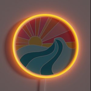 Sun And Wave RGB Neon Sign Sun And Wave RGB Neon Sign
