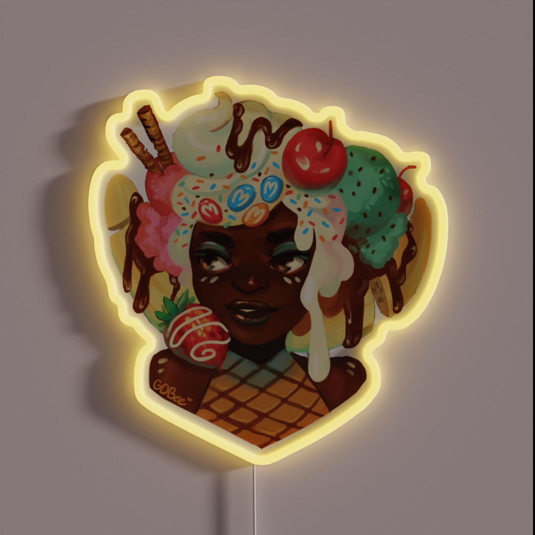 Sundae RGB Neon Sign Sundae RGB Neon Sign