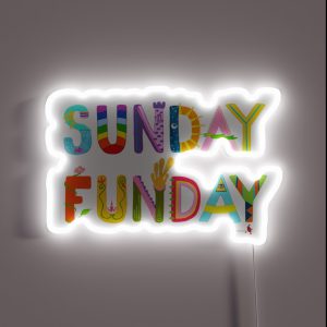 Sunday Funday RGB Neon Sign