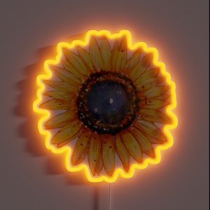 Sunflower Burst RGB Neon Sign