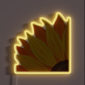 Sunflower Painting RGB Neon Sign