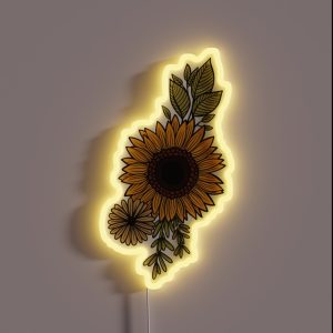 Sunflower RGB Neon Sign