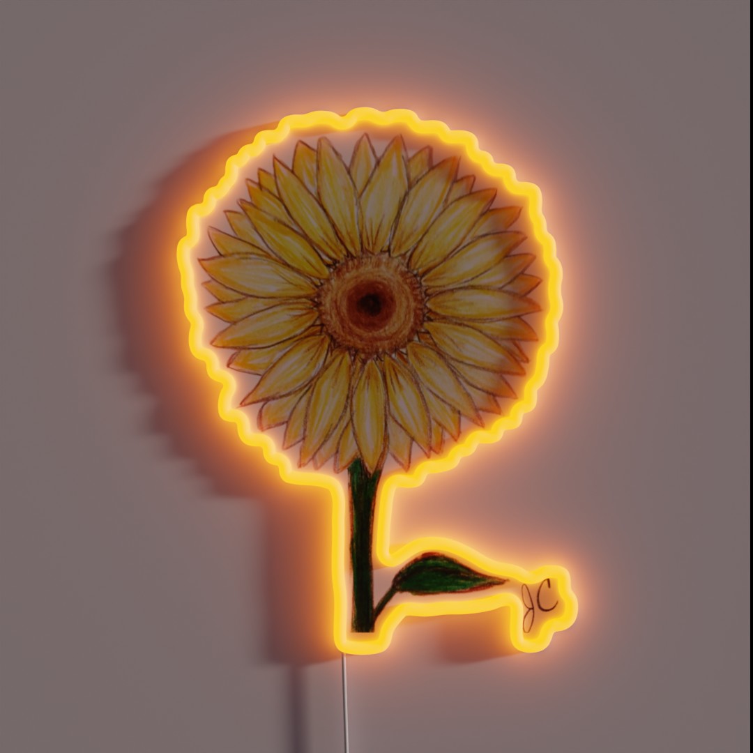 Sunflower RGB Neon Sign Sunflower RGB Neon Sign