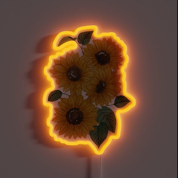 Sunflower RGB Neon Sign