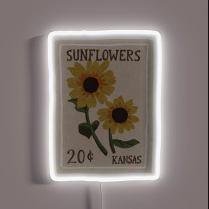 Sunflower Seeds RGB Neon Sign