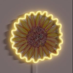Sunflower Study RGB Neon Sign