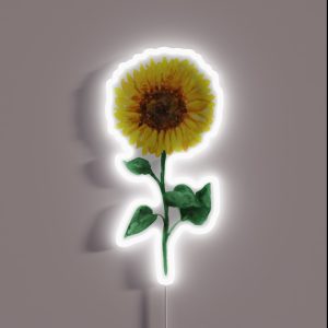 Sunflower Watercolor RGB Neon Sign