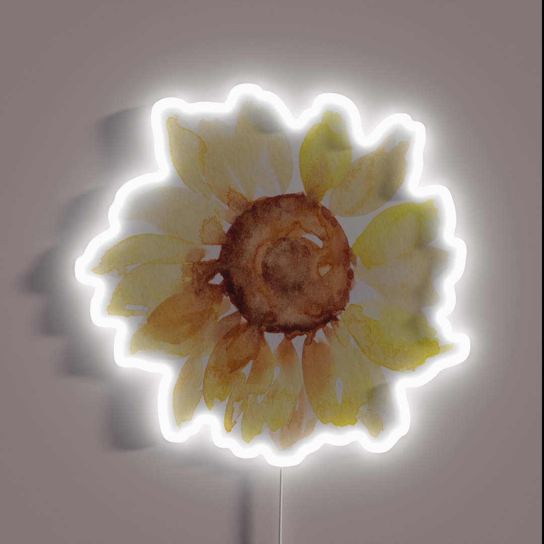Sunflowers RGB Neon Sign Sunflowers RGB Neon Sign