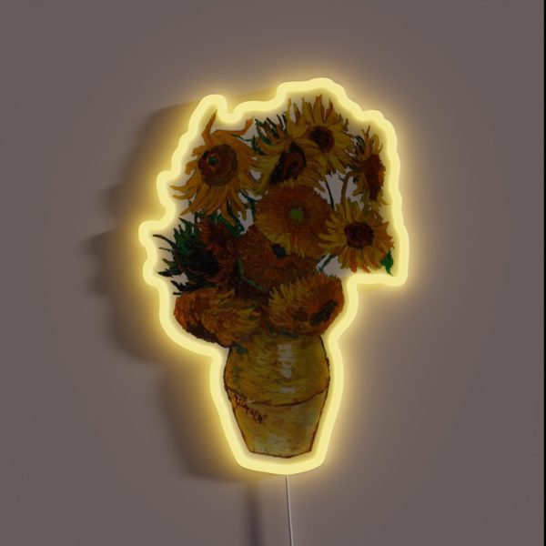 Sunflowers RGB Neon Sign
