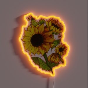 Sunflowers RGB Neon Sign Sunflowers RGB Neon Sign