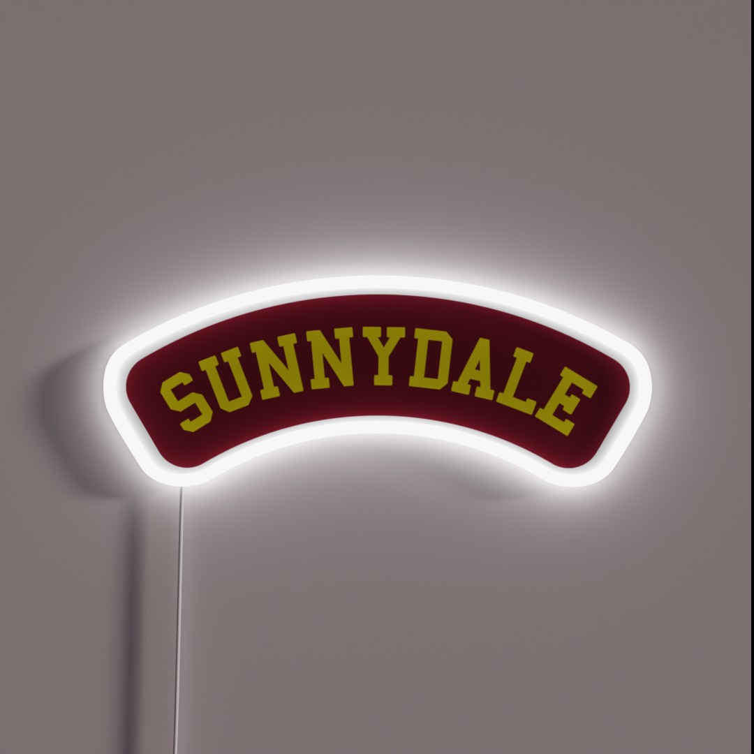 Sunnydale High School Buffy RGB Neon Sign Sunnydale High School Buffy RGB Neon Sign