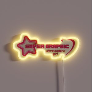 Super Graphic Ultra Modern Girl RGB Neon Sign