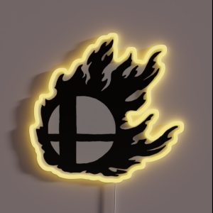 Super Smash Bro S Logo RGB Neon Sign
