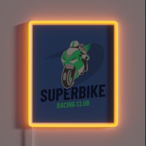 Superbike Racing Club RGB Neon Sign