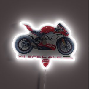 Superbike V4 RGB Neon Sign